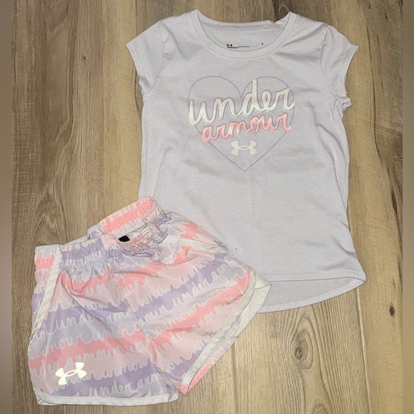 Under Armour Pastel T-Shirt and Shorts Set - Picture 1 of 5
